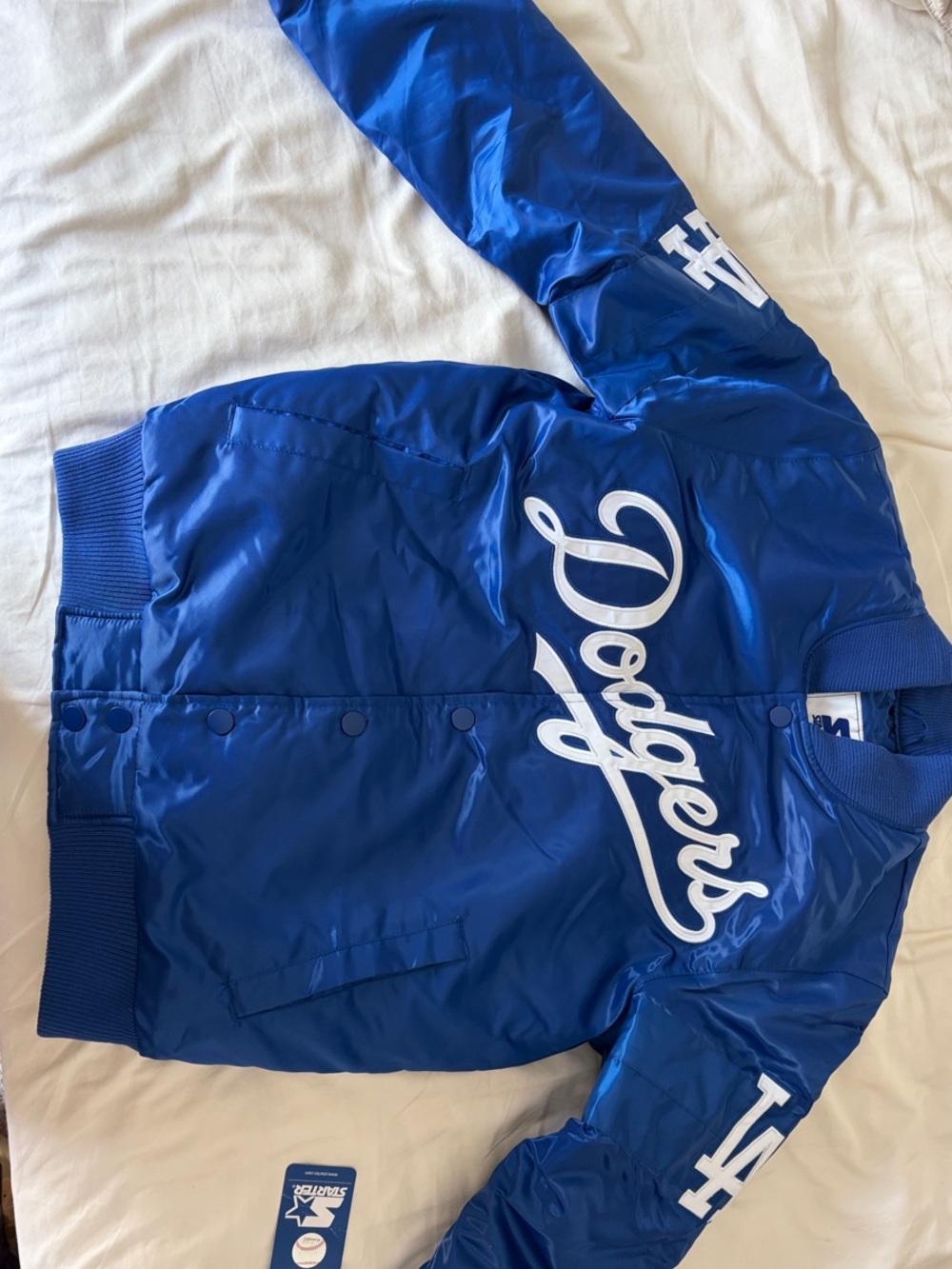STARTER Dodgers Royal Blue Varsity Jacket
